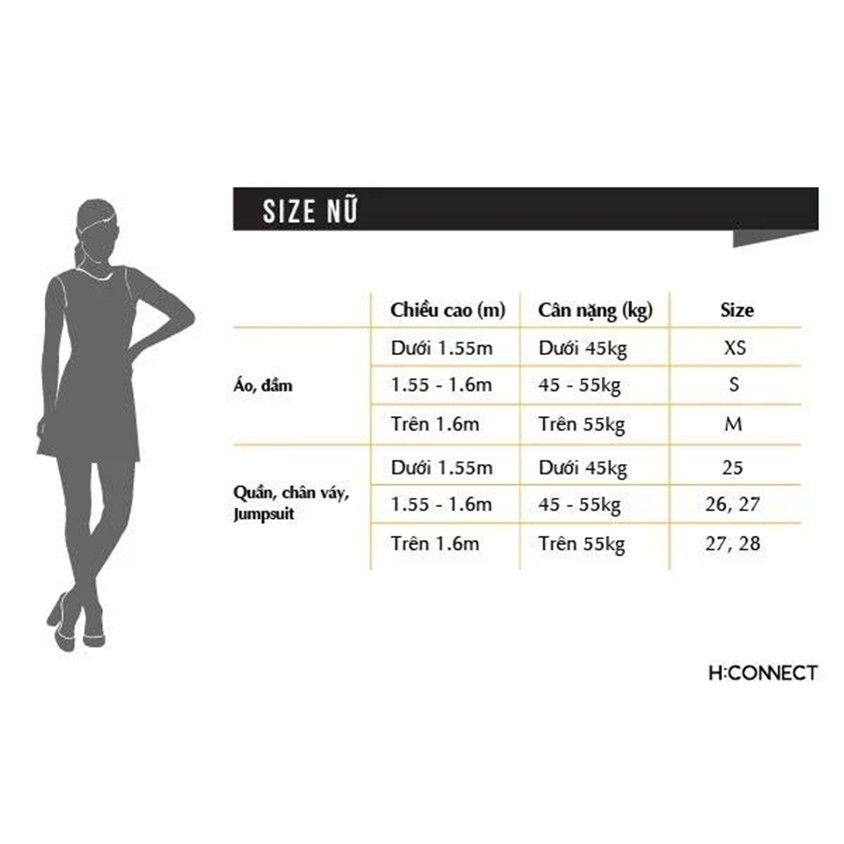 Quần shorts jean nữ H:CONNECT 3017415640210