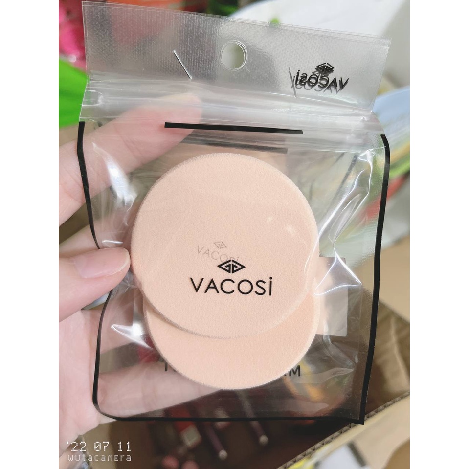 bông phấn ướt  vacosi 2 miếng