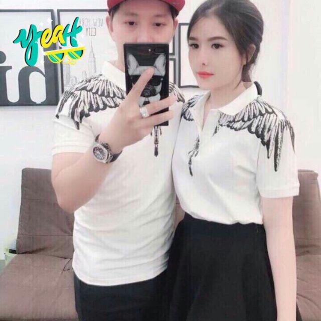 Áo cổ cặp đôi in họa tiết SN092 ACC022