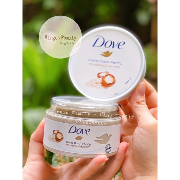 Tẩy da chết body DOVE EXFOLIATING BODY POLISH 225ml