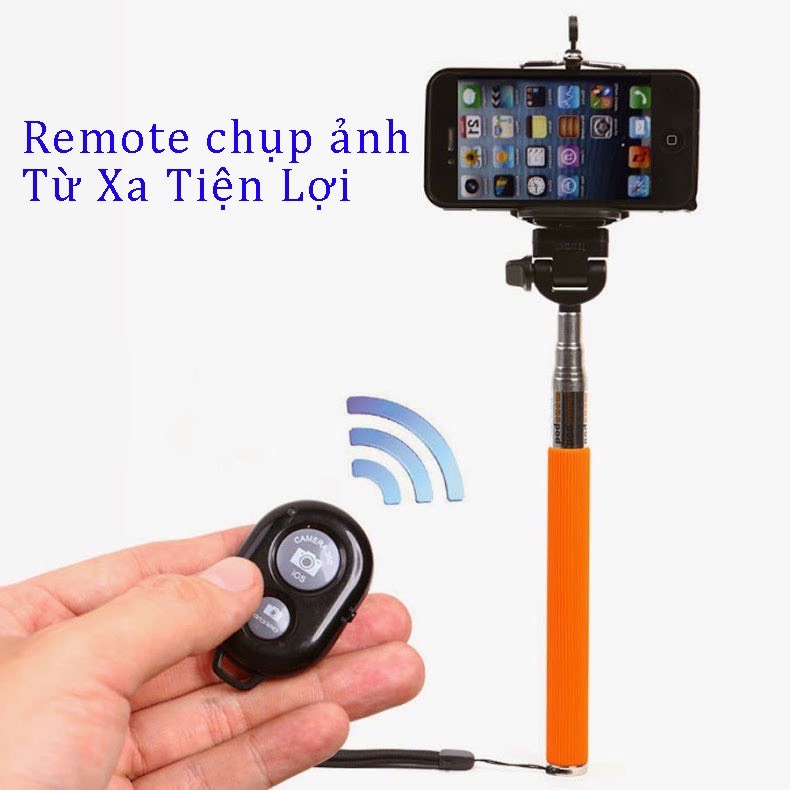 Remote chụp ảnh nút bấm bluetooth điều khiển từ xa - ảnh sản phẩm 2