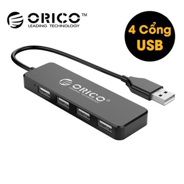 Bộ chia usb 4 cổng orico usb 2.0 FL01