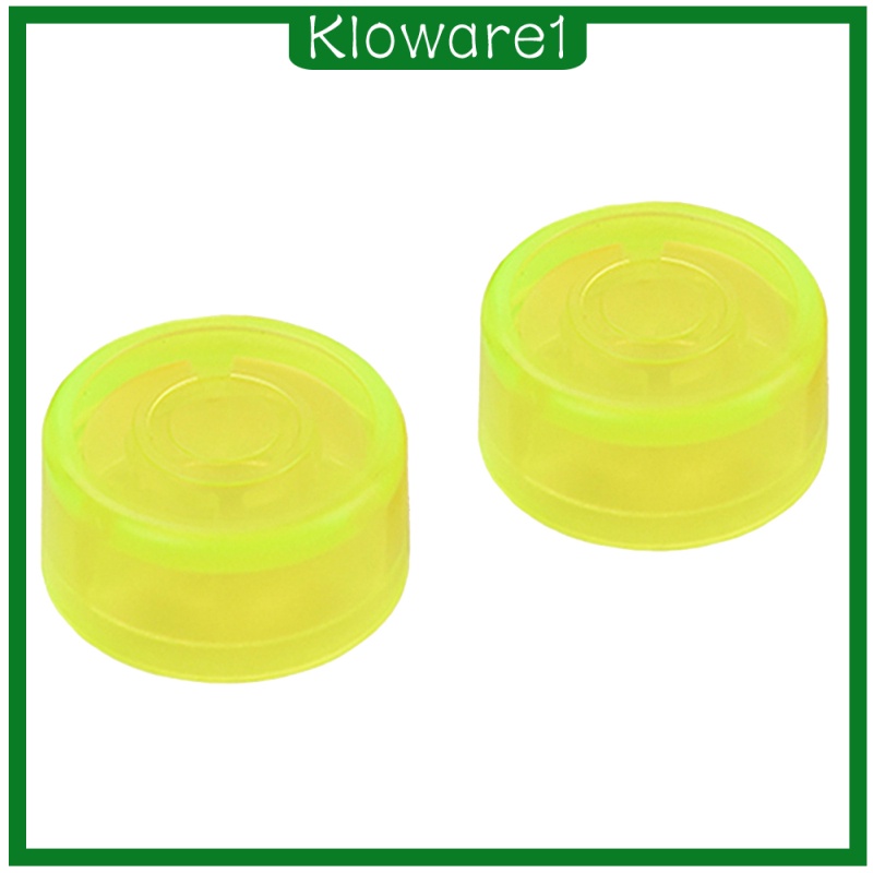 [KLOWARE1]2pcs Footswitch Topper Guitar Effect Pedal Plastic Bumpers Guitar Parts Accs