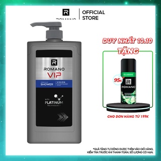 Sữa tắm cao cấp Romano Vip 650g Vision