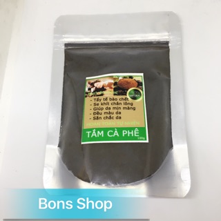 Handmade 100g Bột Cà Phê tinh dầu Vitamin E nguyên chất