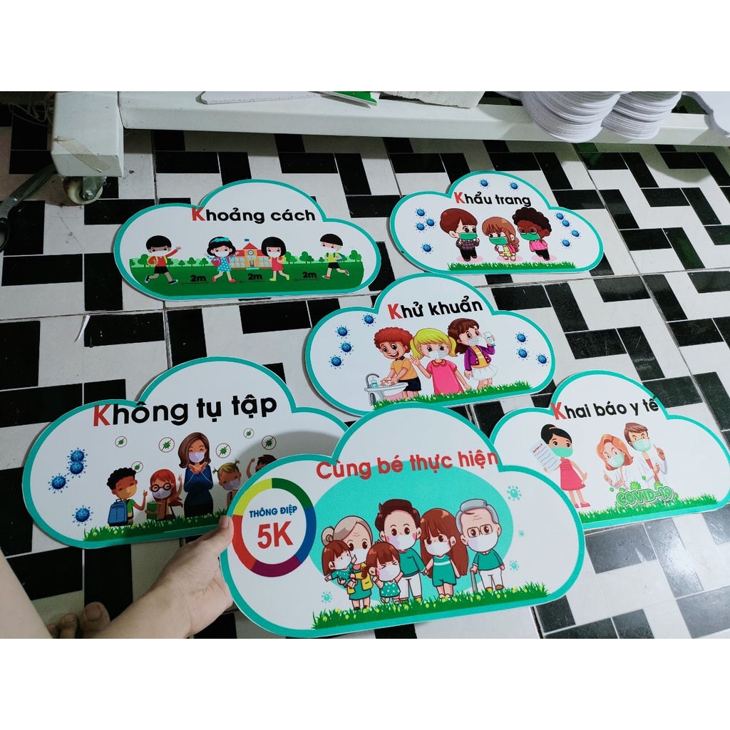 thông điệp 5k mẫu mới
