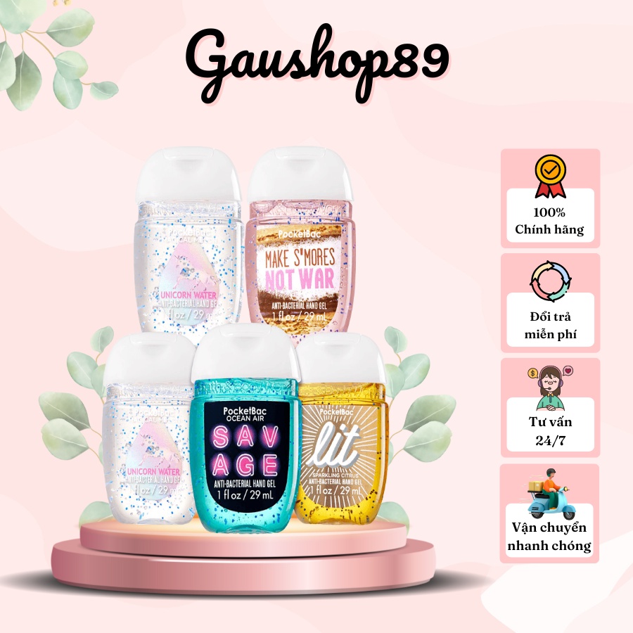 [Có sẵn] [Đủ bill ] Gel rửa tag khô diệt khuẩn mini Bath&Body Work