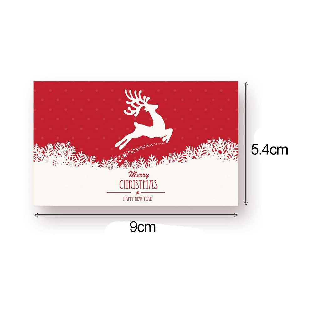 Set 50 tấm giấy note 9*5.4cm trang trí giáng sinh