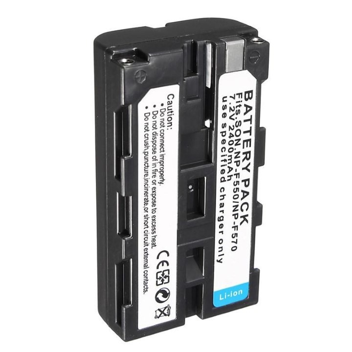 Pin sạc cho máy quay phim, máy ảnh Sony NP-F550/F570 2400mAh CCD-TR CCD-TRV CCD-SC