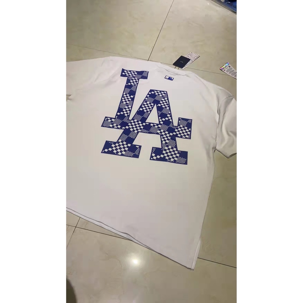 Áo Thun Tay Ngắn In Chữ NY 2022 MLB Phong Cách Đường Phố Cá Tính Cho Nam Và Nữ