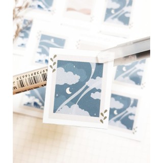 Tờ sticker dùng trang trí sổ nhật ký, planner, ốp điện thoại, máy tính: Aesthetic A