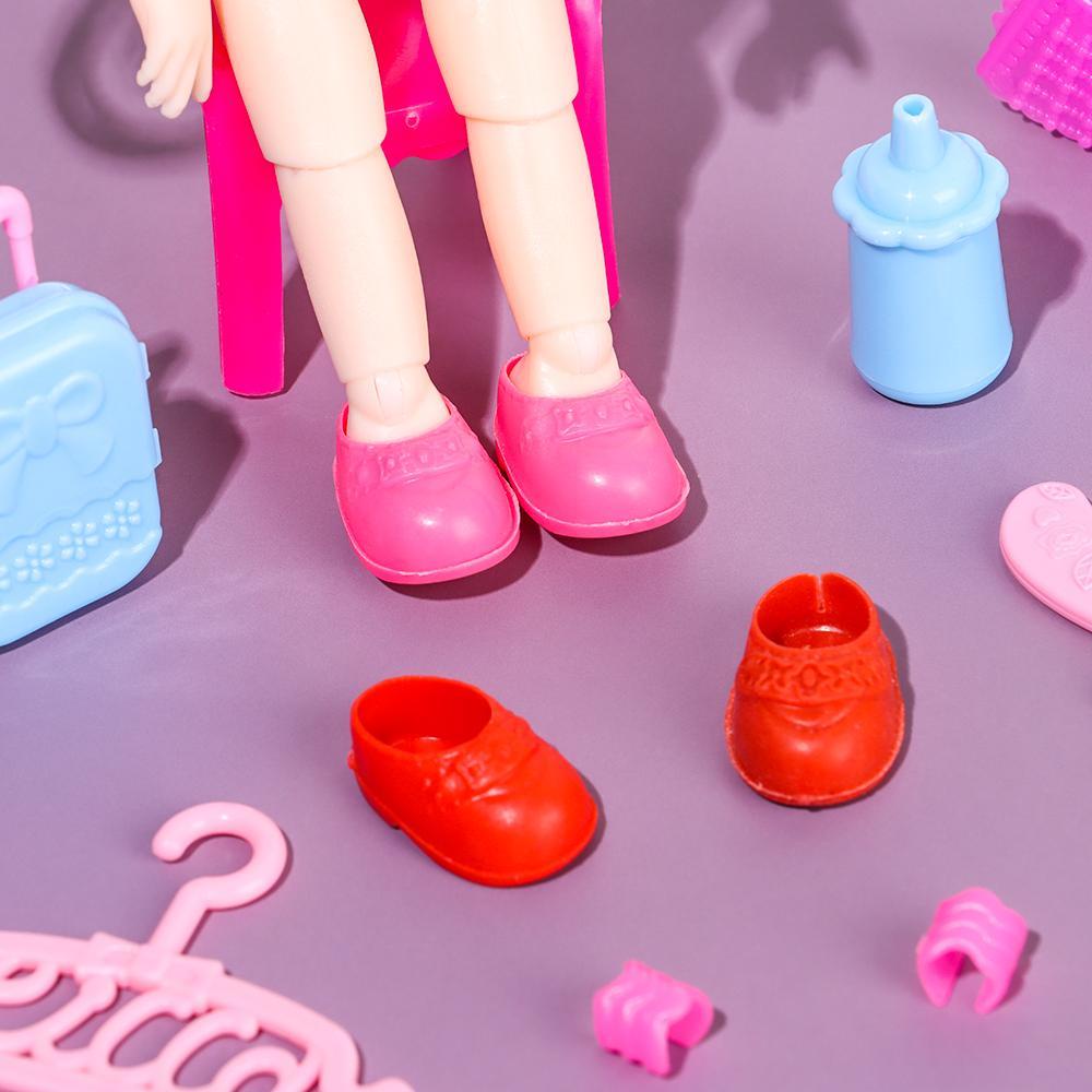 SUSANS 1 Bộ Móc Treo Quần Áo Búp Bê Bằng Nhựa