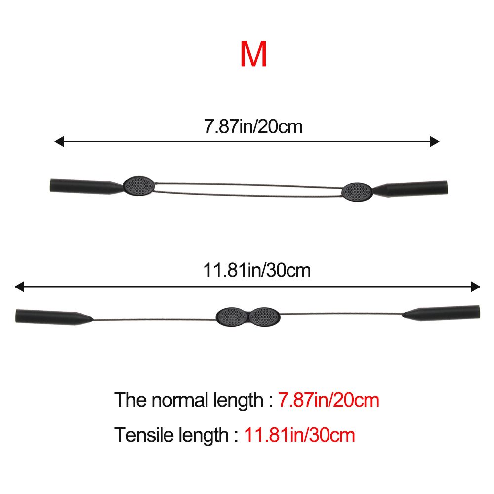 Dây đeo mắt kính bằng silicone chống trượt có thể điều chỉnh