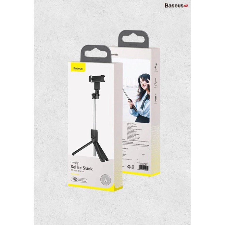 Gậy tự sướng tích hợp Tripod chân xếp gọn Baseus Lovely Bluetooth Bracket Selfie Stick Gen 2 | BigBuy360 - bigbuy360.vn