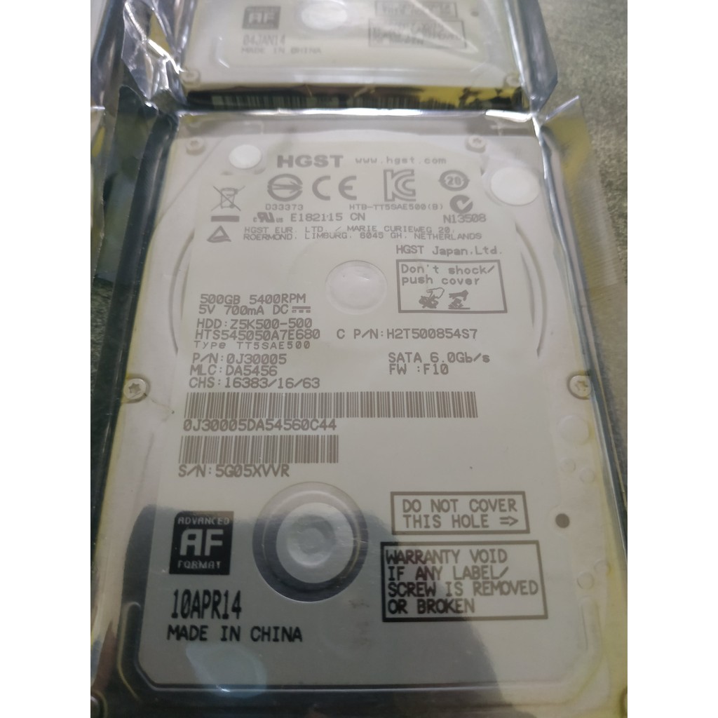 Ổ Cứng Laptop 500gb Hgst