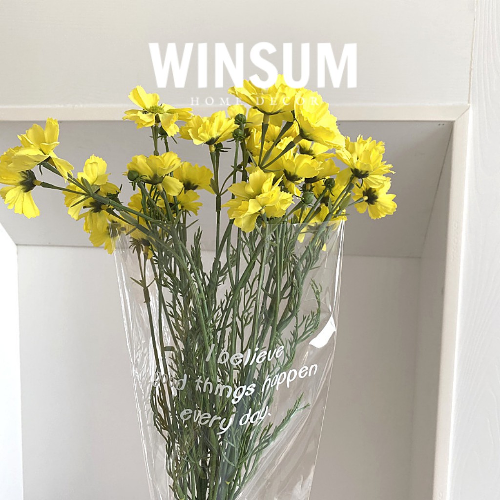 Hoa cúc bằng vải lụa trang trí, phụ kiện chụp ảnh - winsum.decor