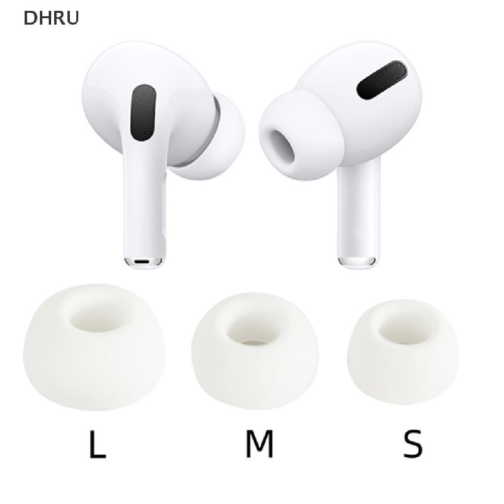 Dh 1 pair Replacement Ear Tips for Apple Airpods Pro; Memory Foam Tips Airpod Pro br