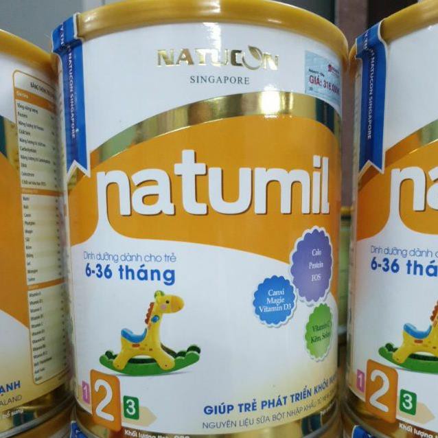 [Mã 267FMCGSALE giảm 8% đơn 500K] Combo 3 lon Sữa Natumil số 2 900g