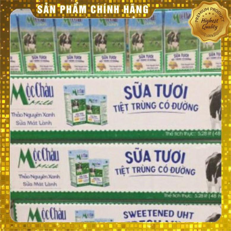 thùng 48 hộp sữa tươi mộc châu có đường 110ml