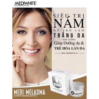 Kem trị nám và tàn nhang Medi White Medi Melasma 25ml