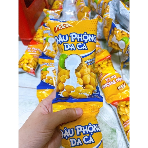 [10 gói] Đậu phộng da cá vị nước cốt dừa (17gram/gói)