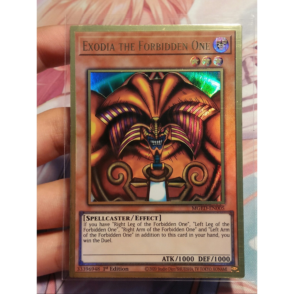 Thẻ Bài Yugioh: Exodia The Forbidden One MGED-EN005