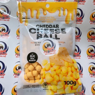 Phô mai viên dành cho chó mèo 15k/10gr;68k/100g