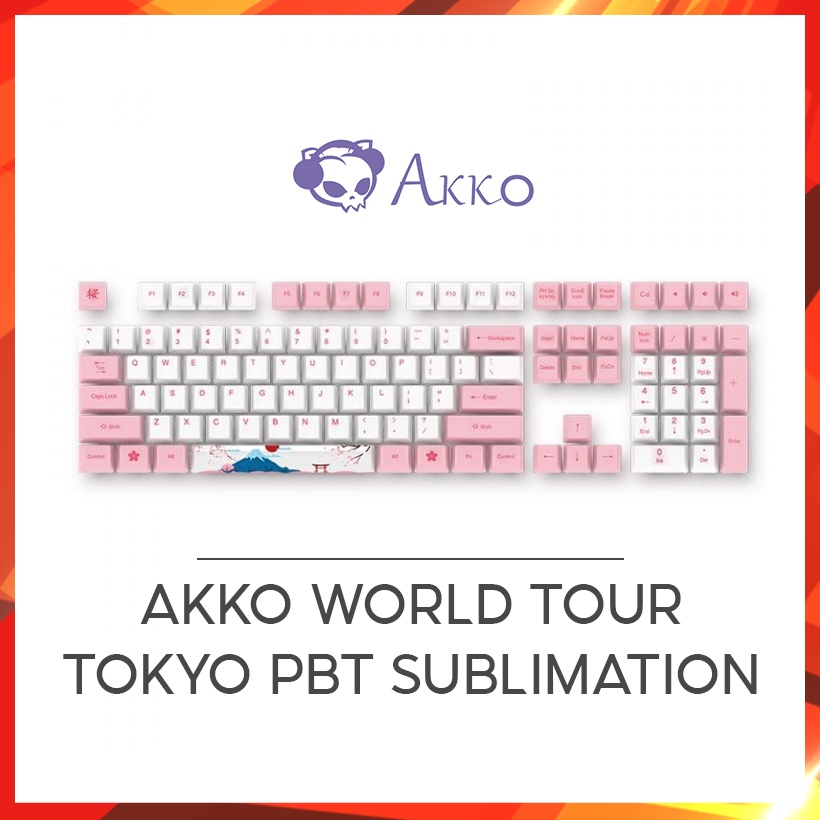 Keycap AKKO World Tour Tokyo PBT Sublimation