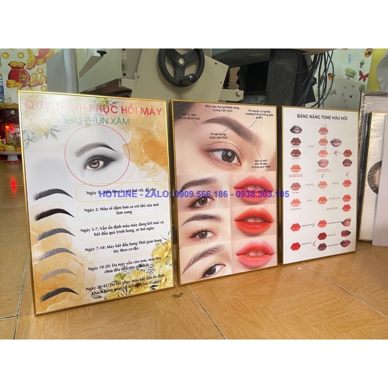TRANH SPA PHUN XĂM THẨM MỸ TREO TƯỜNG SANG TRỌNG HIỆN ĐẠI