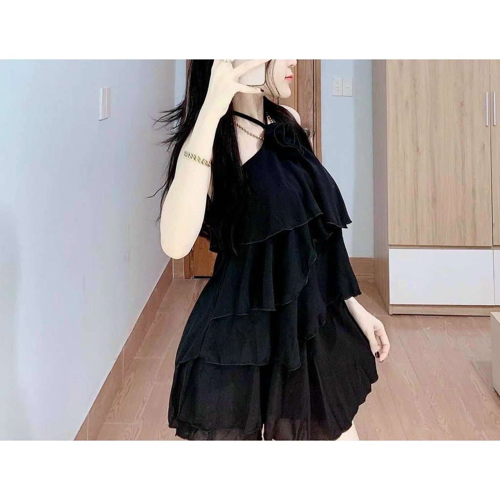 Set áo yếm tầng quần giả váy | BigBuy360 - bigbuy360.vn