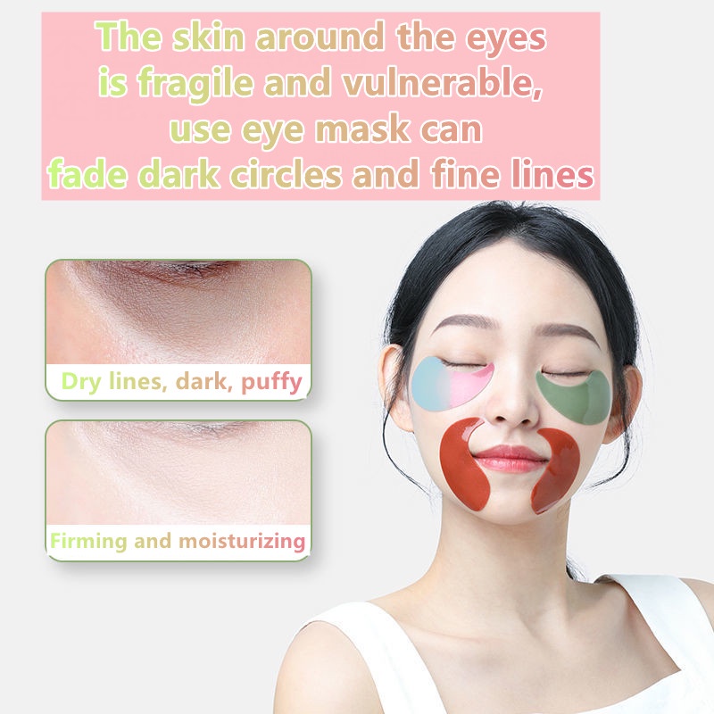 Mặt nạ mắt chiết xuất tảo biển dưỡng ẩm da giảm quầng thâm và nếp nhăn