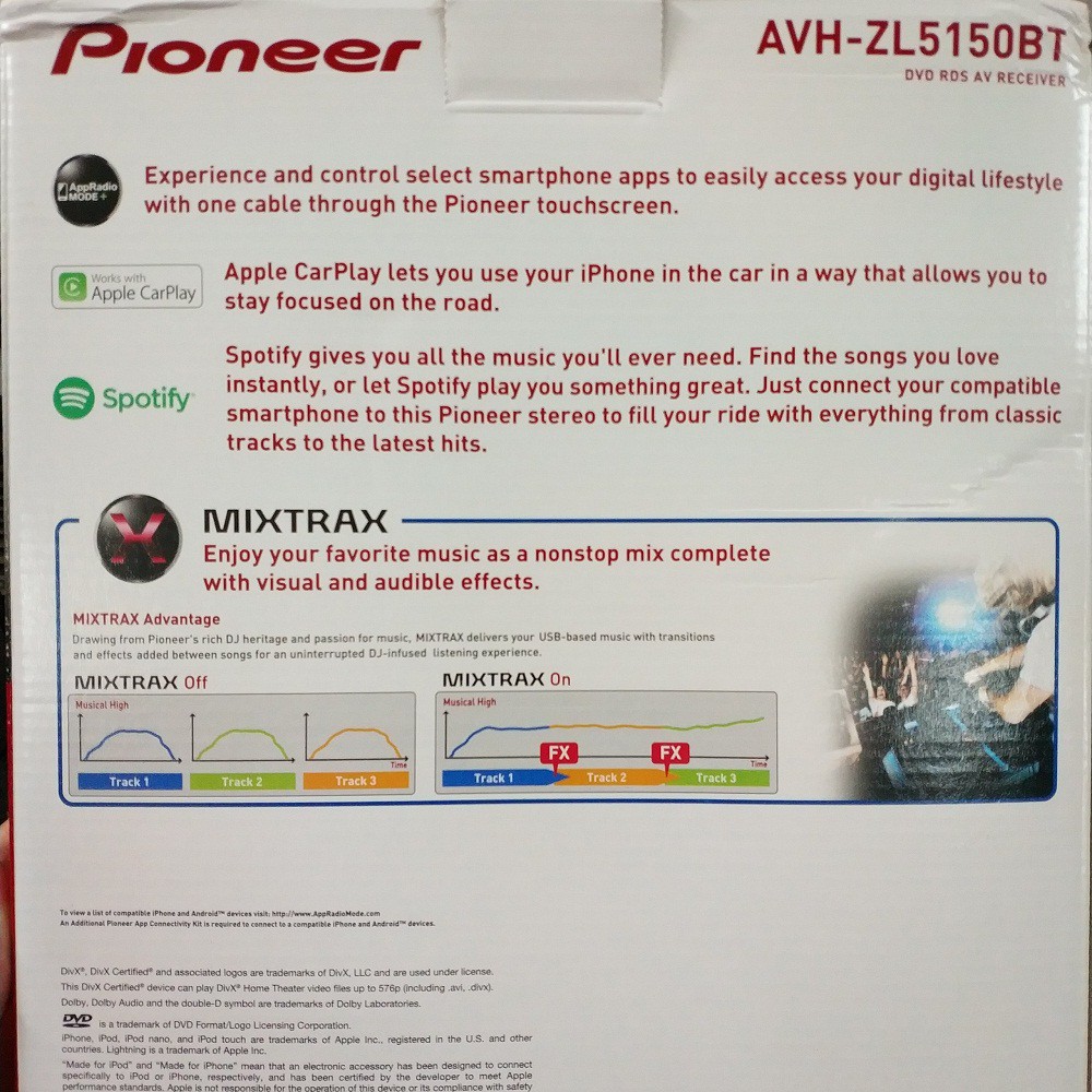 DVD liền màn hình cảm ứng Pioneer AVH-ZL5150BT chuyên dùng cho dòng xe Toyota, Nissan