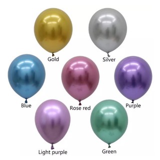 Combo 50 quả bóng 12" siêu nhũ mạ Chrome trang trí sự kiện tiệc cưới khai trương