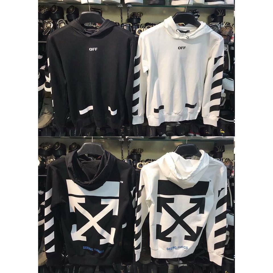 Áo Off white có mũ_Giaysneaker