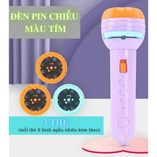 đèn pin chiếu hình 3D loại 80 hình