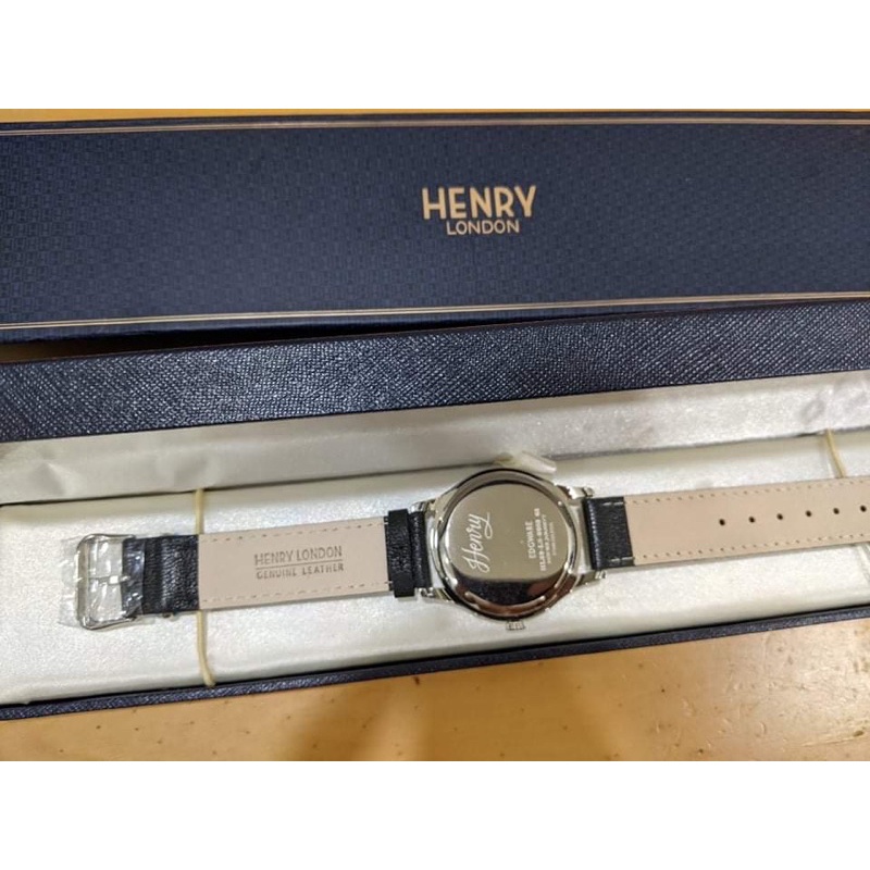 Đồng hồ nam Henry London HL-39 thép không gỉ màu bạc