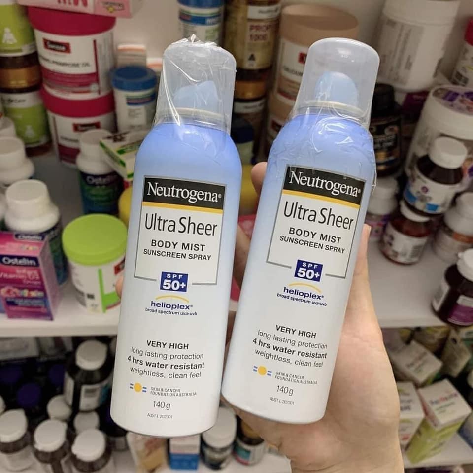Xịt Chống Nắng Toàn Thân Neutrogena - Kem Chống Nắng Neutrogena SPF 50+ - ladycare90