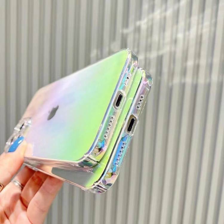 iPhone case is suitable for iPhone 11Pro Max 12 Pro 12 Pro Max 12 mini11 pro 7/8 Plus 7/8 se20 transparent color light mobile phone case