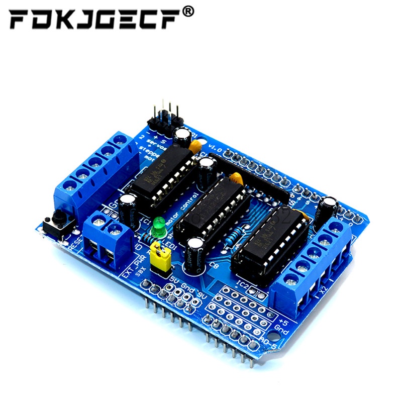 Bảng Mạch Điều Khiển Mở Rộng Động Cơ L293D Cho Arduino motor shield