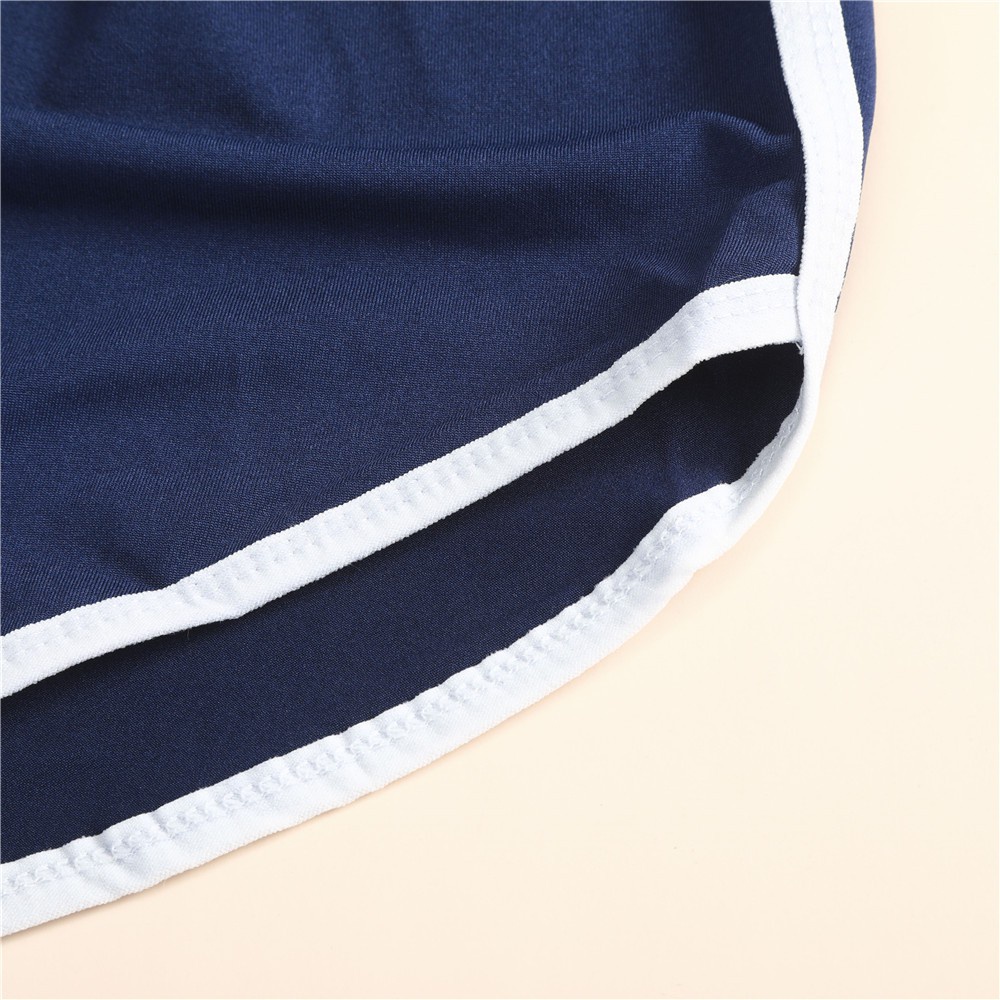 Quần đùi nữ mặc nhà viền trắng chất cotton thoáng mát cạp chun cao - May22 | BigBuy360 - bigbuy360.vn