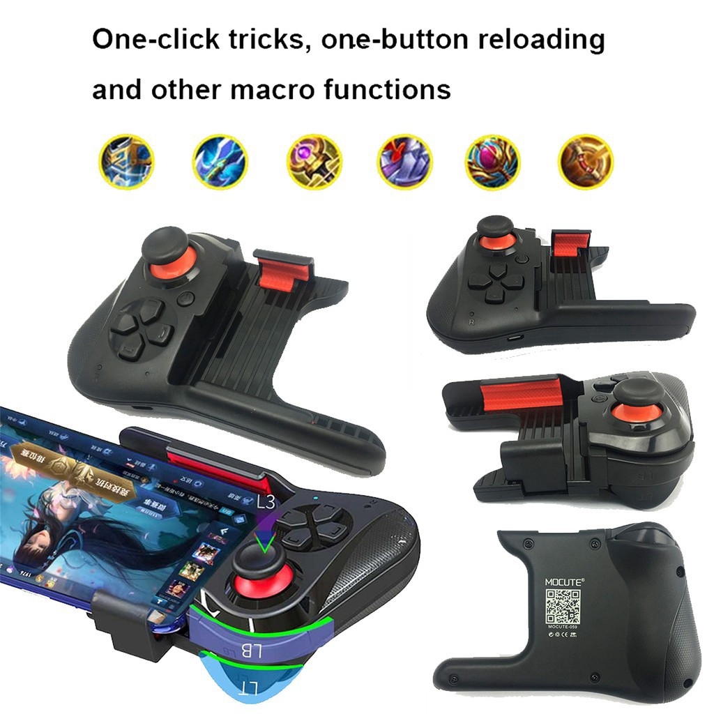 Tay Cầm Chơi Game Bluetooth MOCUTE 059 Hỗ Trợ Chơi fifa, free fire, ROS,Liên Quân Mobile-Xgamingstore -DC3934