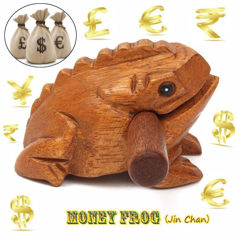 Bộ Gõ Con Ếch Gỗ Đồ Chơi Phát Nhạc Cho Bé