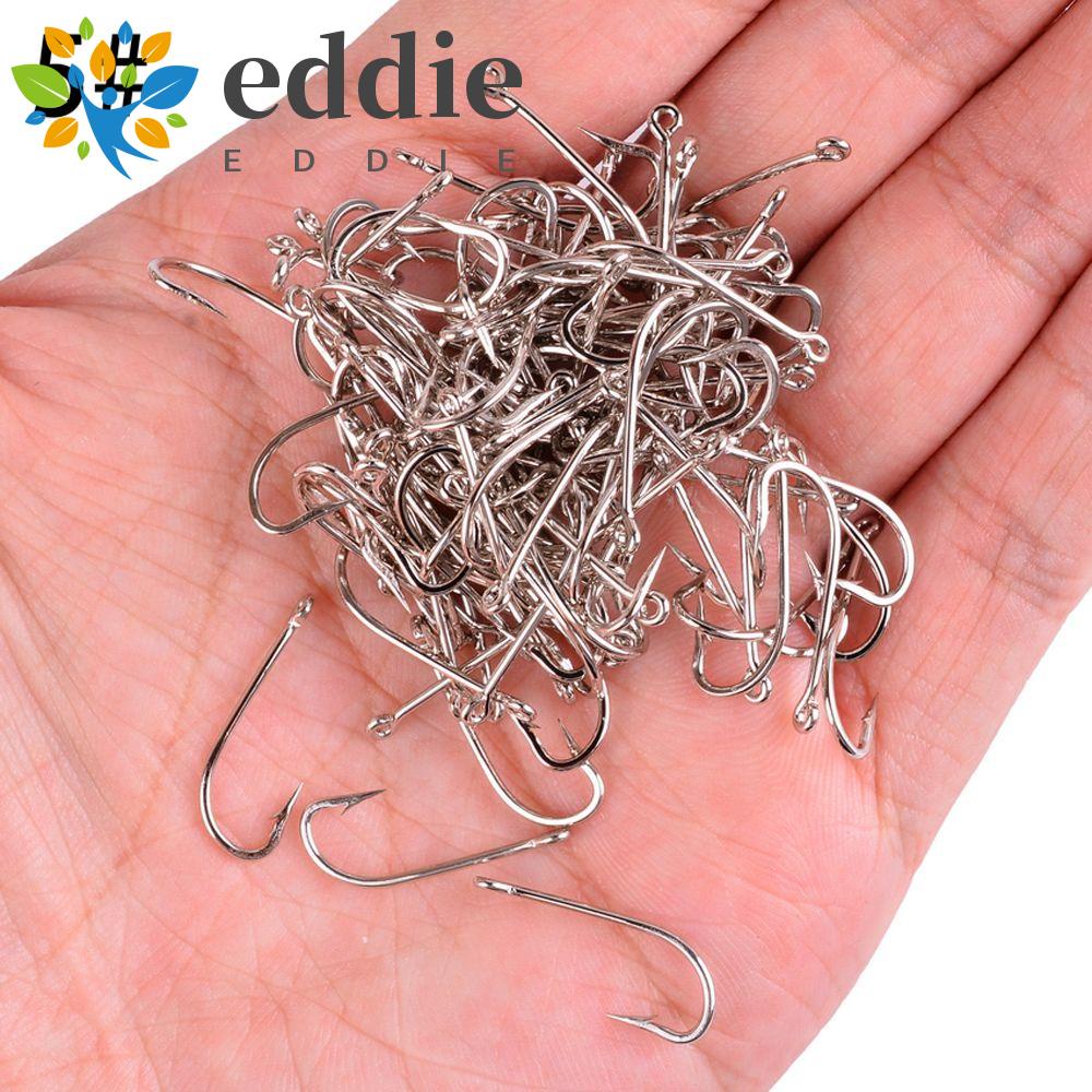 Set 50 Móc Câu Cá Bằng Thép Không Gỉ Màu Đen