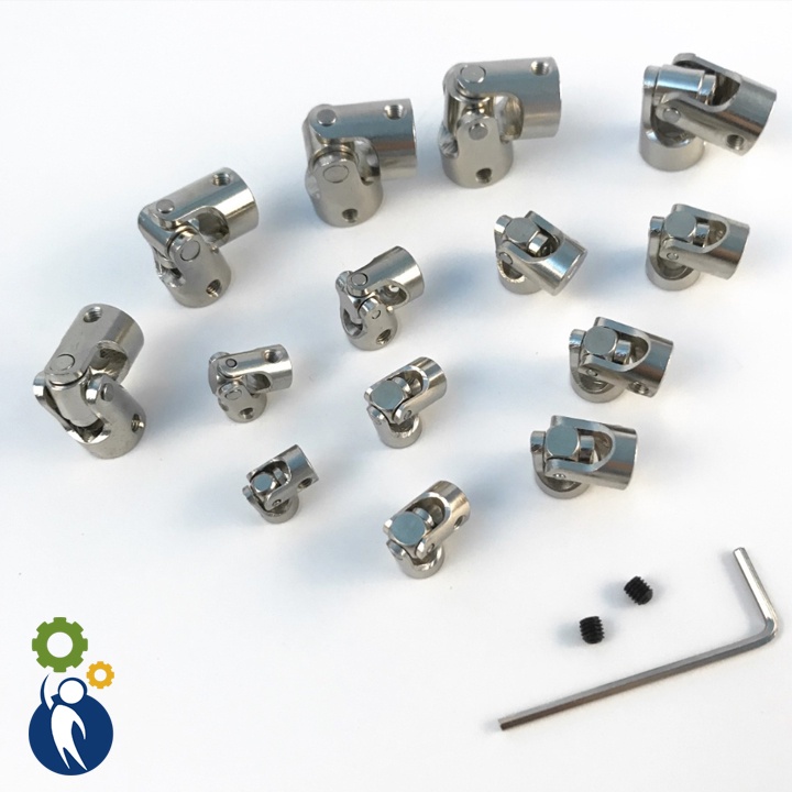 Khớp Nối Các Đăng trục 12-12mm, cardan Khớp nối trục khuỷu