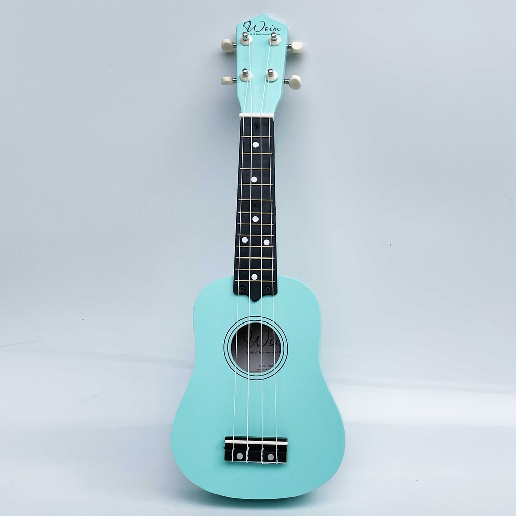 [GIAO NHANH 2H] Đàn Ukulele Gỗ Xanh Mint WOIM Soprano Size 21inch 53cm (Mua 1 Tặng 5)