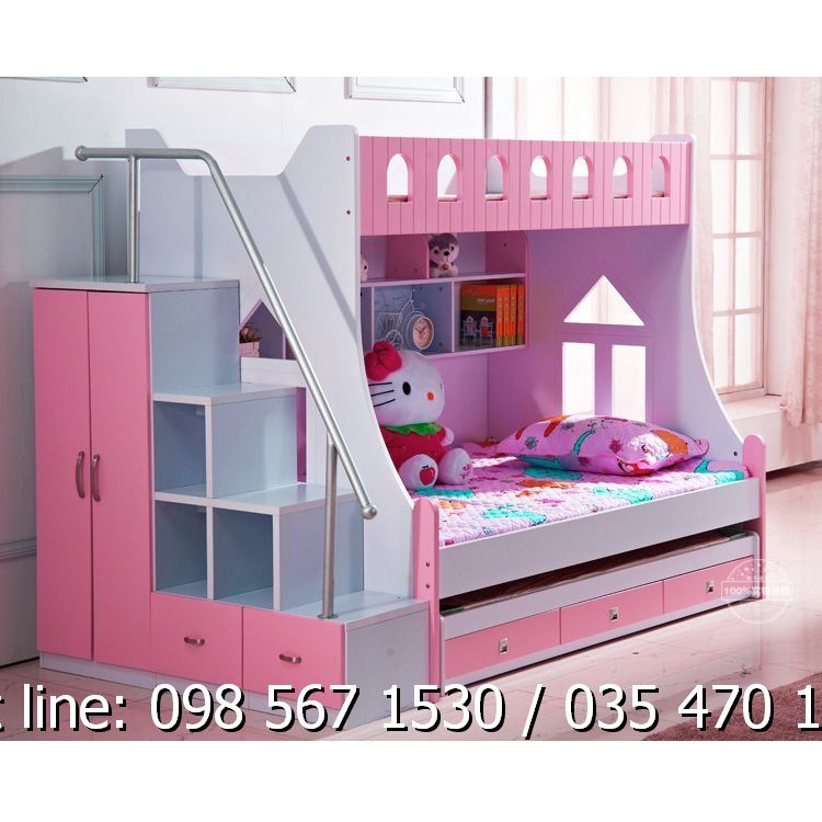 Giường tầng bé gái