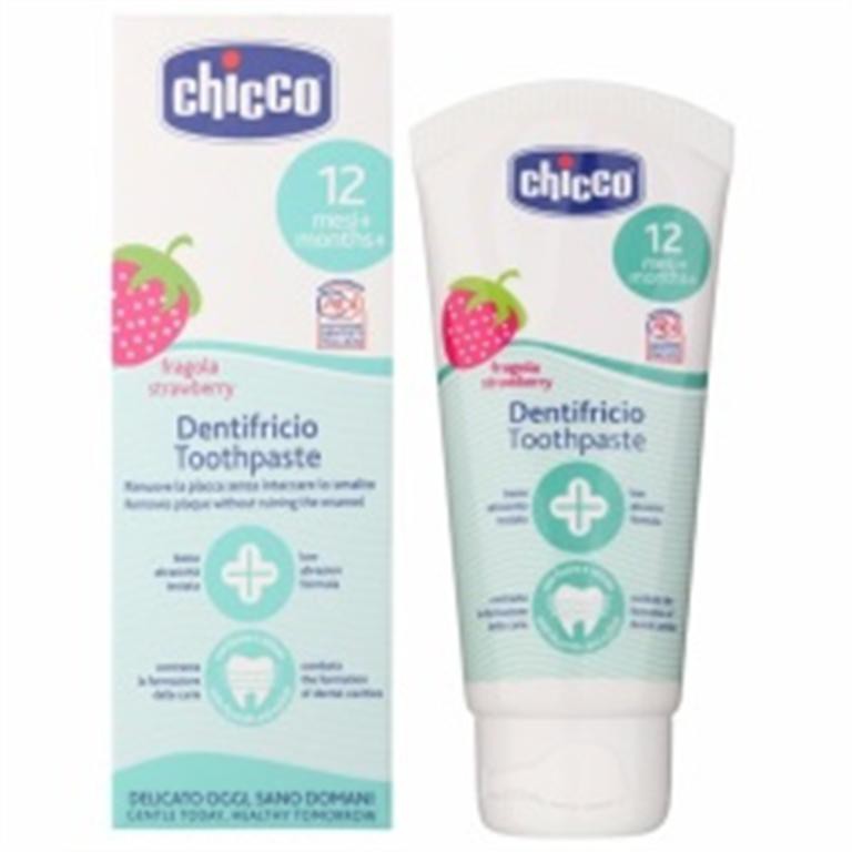 Kem đánh răng hương dâu cho bé trên 12 tháng 50ml Chicco