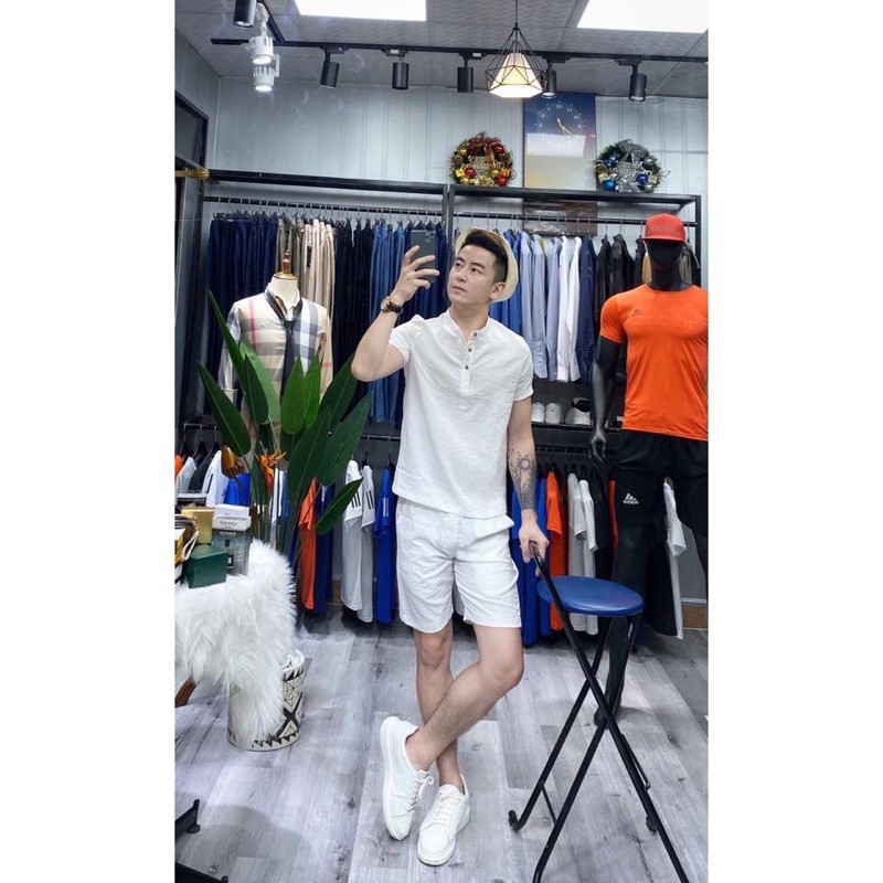 Bộ đũi nam vải đũi cao cấp - bộ hè đũi thái hàng xuất xịn full tem tag | BigBuy360 - bigbuy360.vn