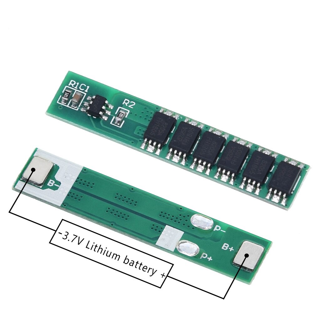 Bảng Mạch Bảo Vệ 1S 7.5A 10A 15A 3.7V Li-ion 3 4 6 Mos BMS PCM Cho 18650