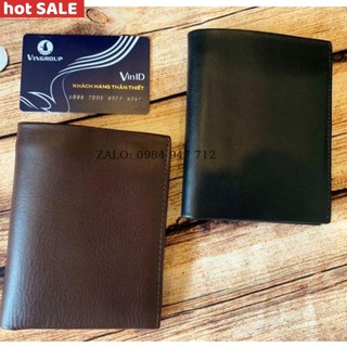 Ví da nam Adam VD76 chất liệu da 100% tự nhiên cao cấp- bóp có kiểu dáng nhỏ gọn cầm tay nam nữ Bảo Hành 12 tháng
